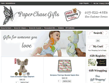 Tablet Screenshot of paperchasegifts.com